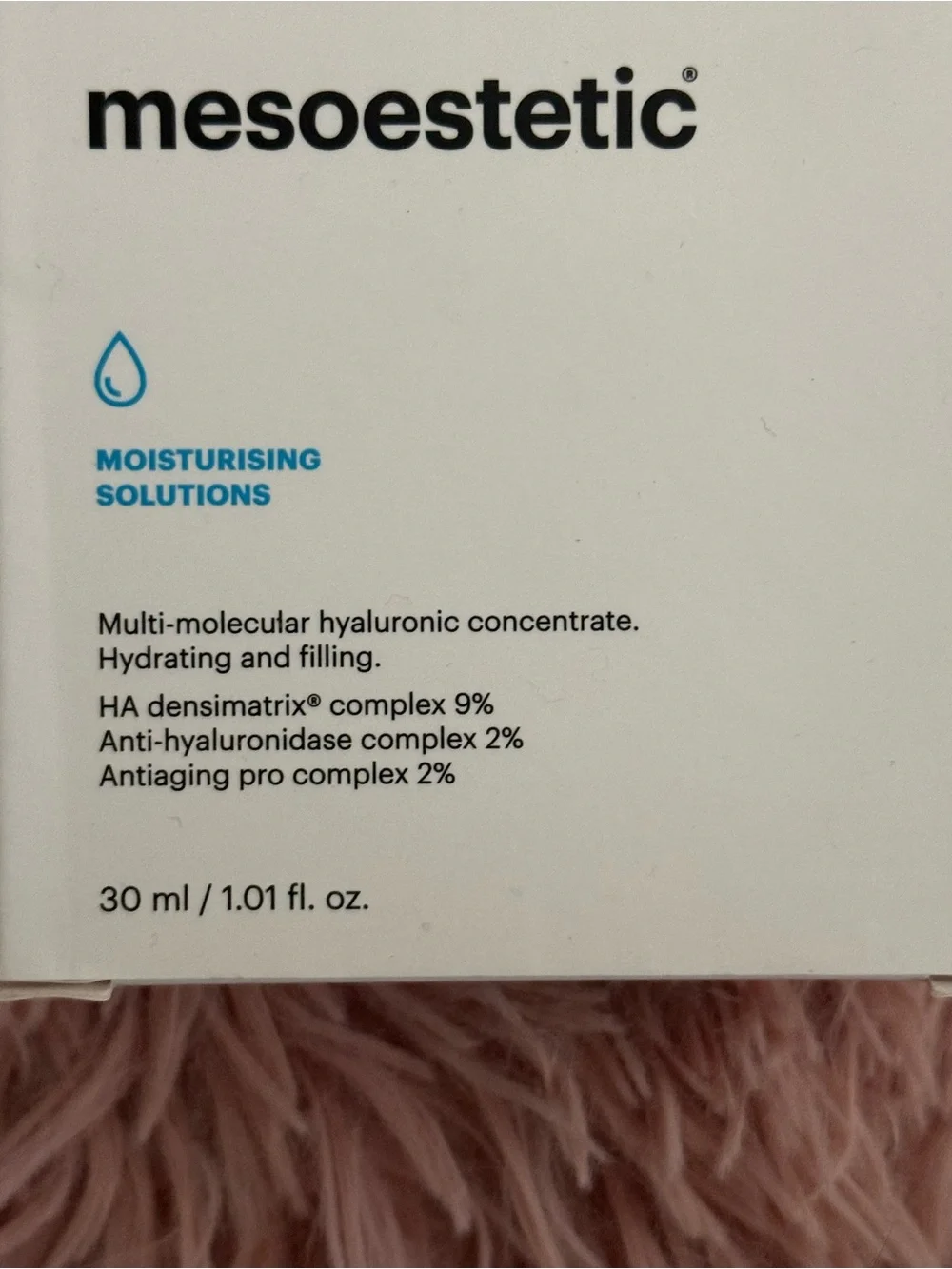 Mesoestetic HA Densimatrix Hydrating Serum — White 30 ml Moisturizing Solution